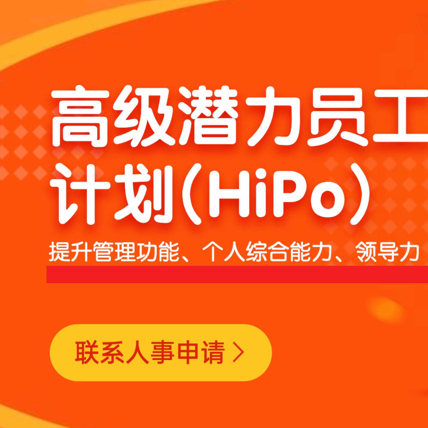 高級潛力員工培訓(xùn)計劃